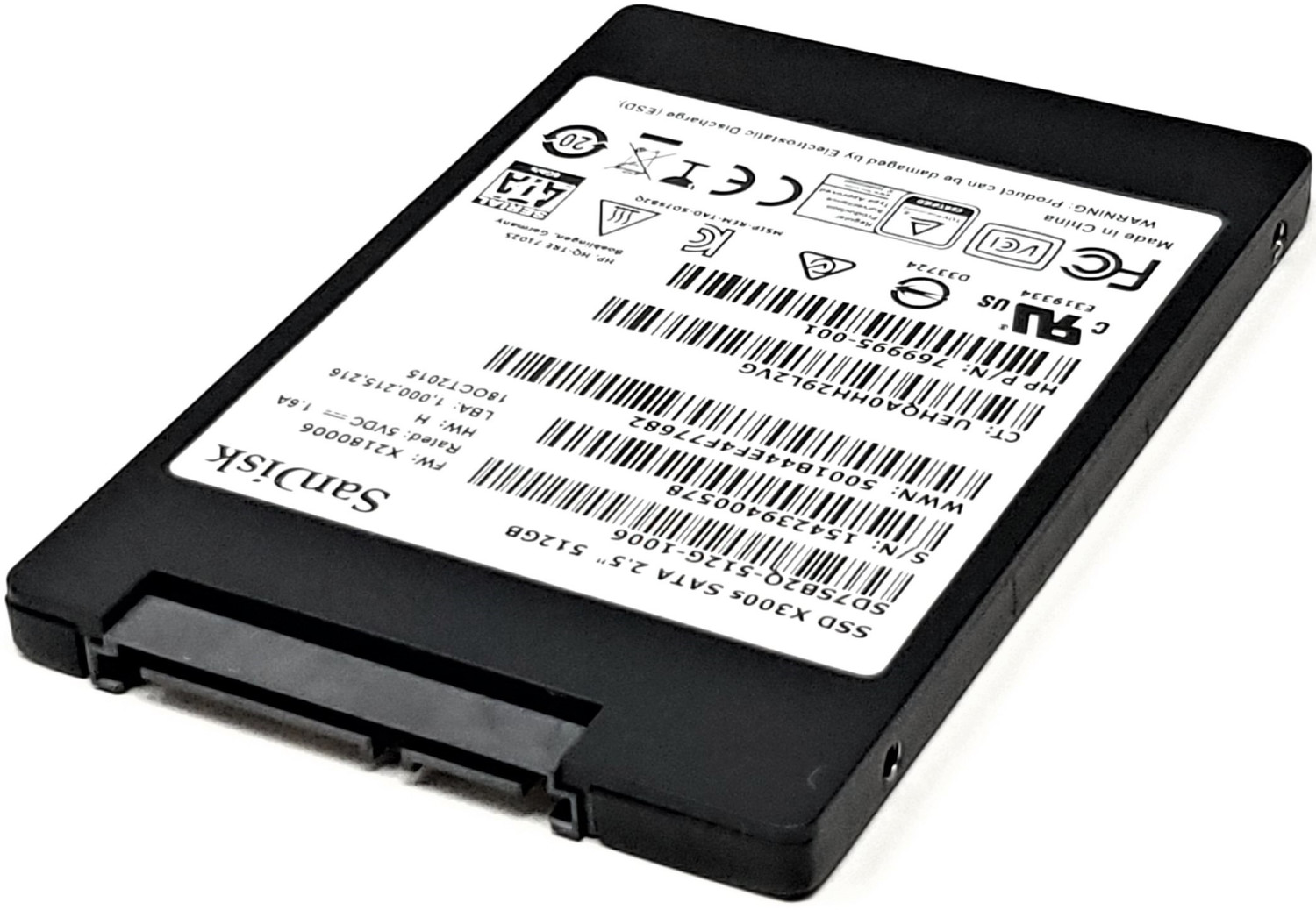 SanDisk 512GB SATA 2.5 Inch Internal SSD