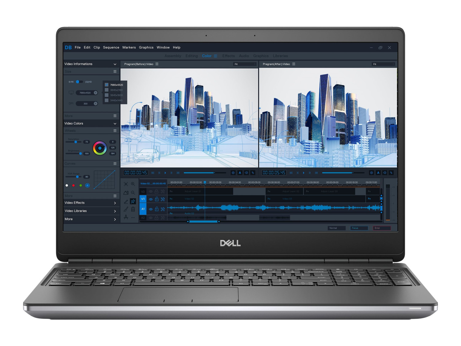 Dell Precision 7560 - Intel Core i5-11500H  , 32GB Ram, 512 SSD, 15.6″ Inch