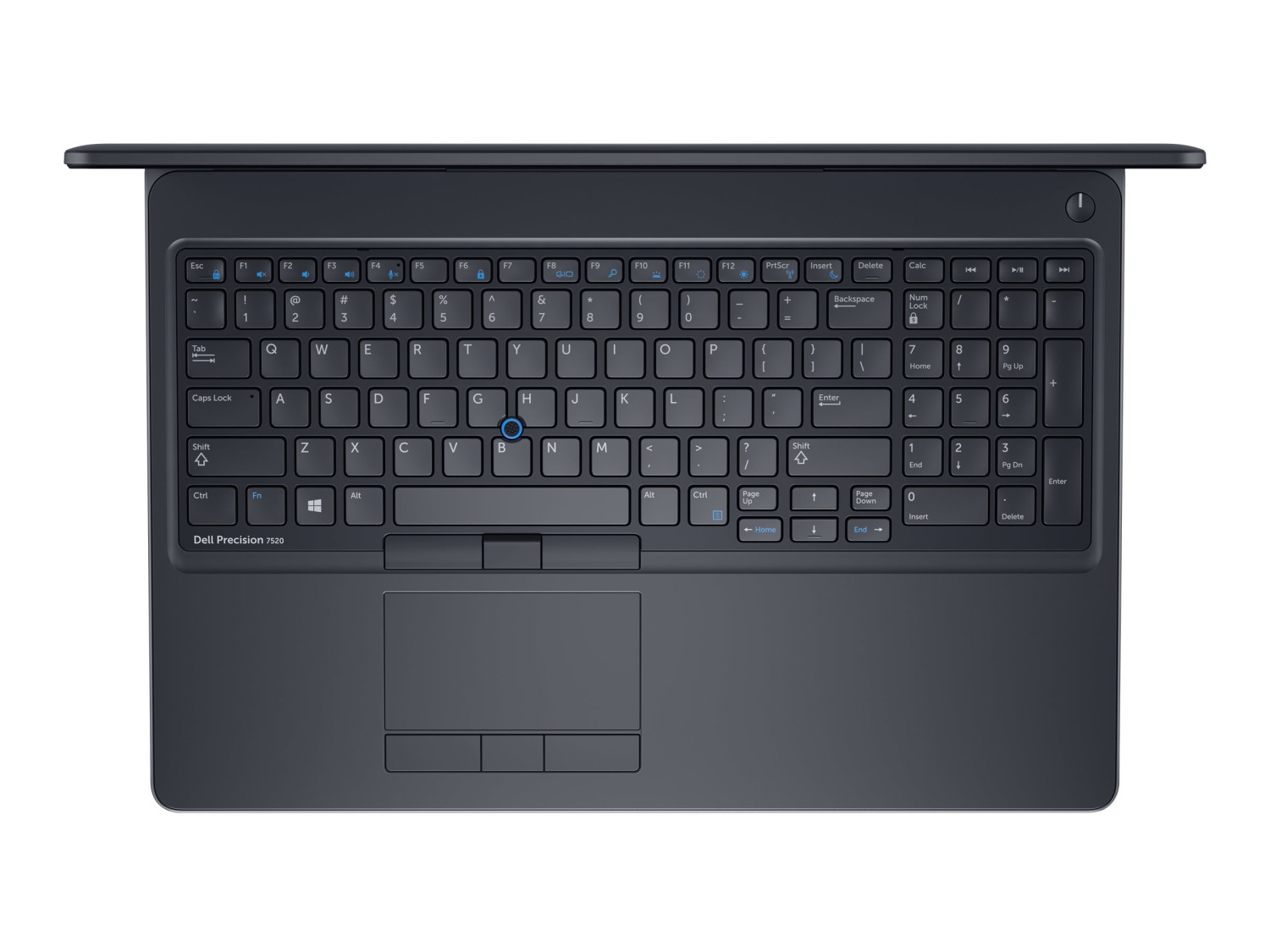 Dell Precision 7520 - Intel Core i7- 7820HQ, 16GB Ram, 512 SSD, 15.6″ Inch - 4G